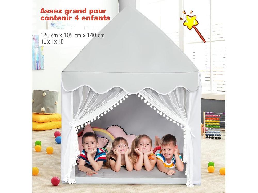 Vente Unique Tente De Jeux Pour Enfants Cabane De Style Princesse En Coton