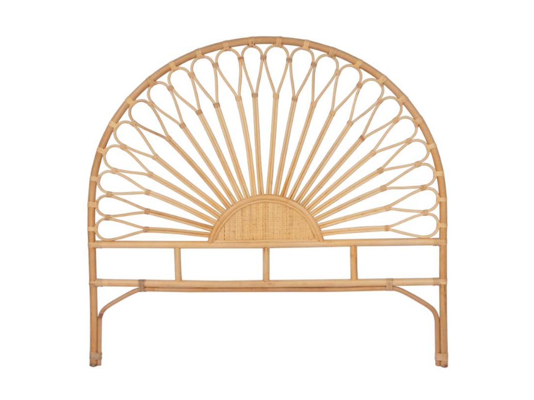 Vente Unique Tête De Lit 140 Cm - Rotin - Naturel - SOLIA
