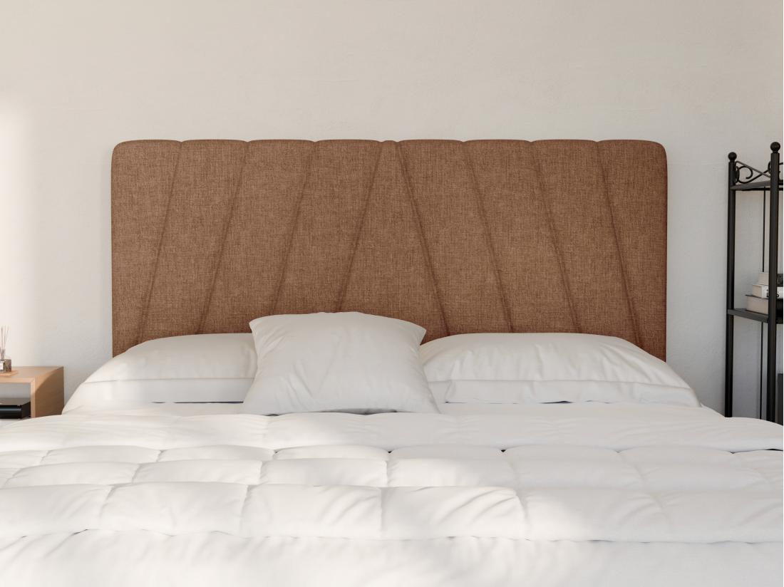 Vente Unique Tête De Lit 150 Cm - Tissu - Terracotta - LIDAMA De Pascal Morabito