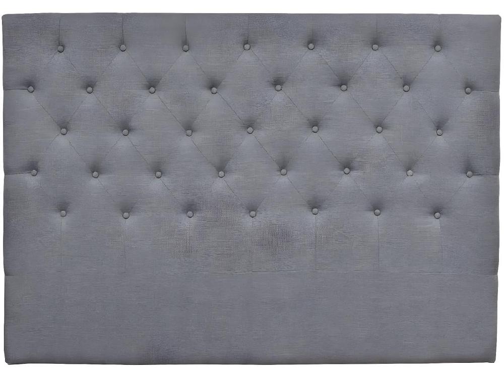 Vente Unique Tête De Lit Capitonnée "Déco" - 189 Cm - Gris - En Tissu