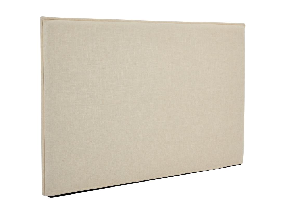 Vente Unique Tête De Lit Déhoussable 150 Cm - Coton Et Lin - Beige - TAHIME