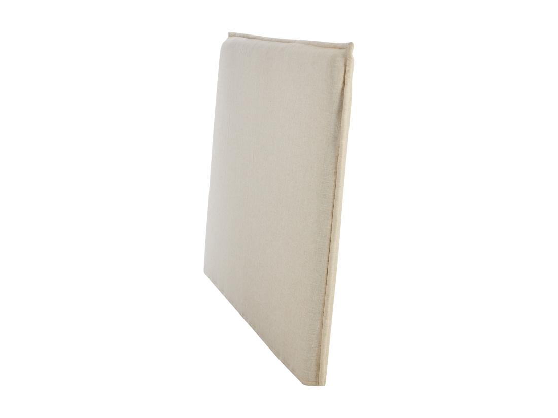 Vente Unique Tête De Lit Déhoussable 150 Cm - Coton Et Lin - Beige - TAHIME