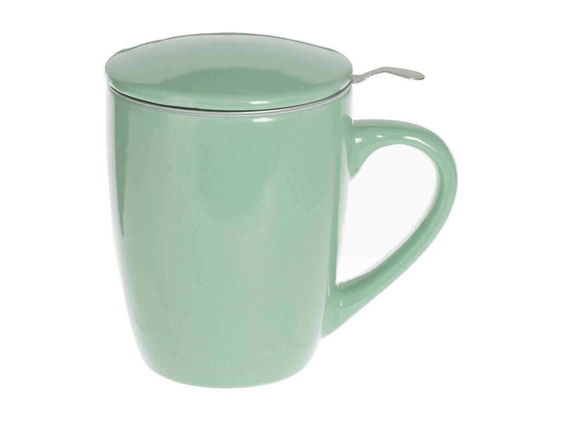 vente unique Tisanière en Faïence "Colorama" 32cl Menthe