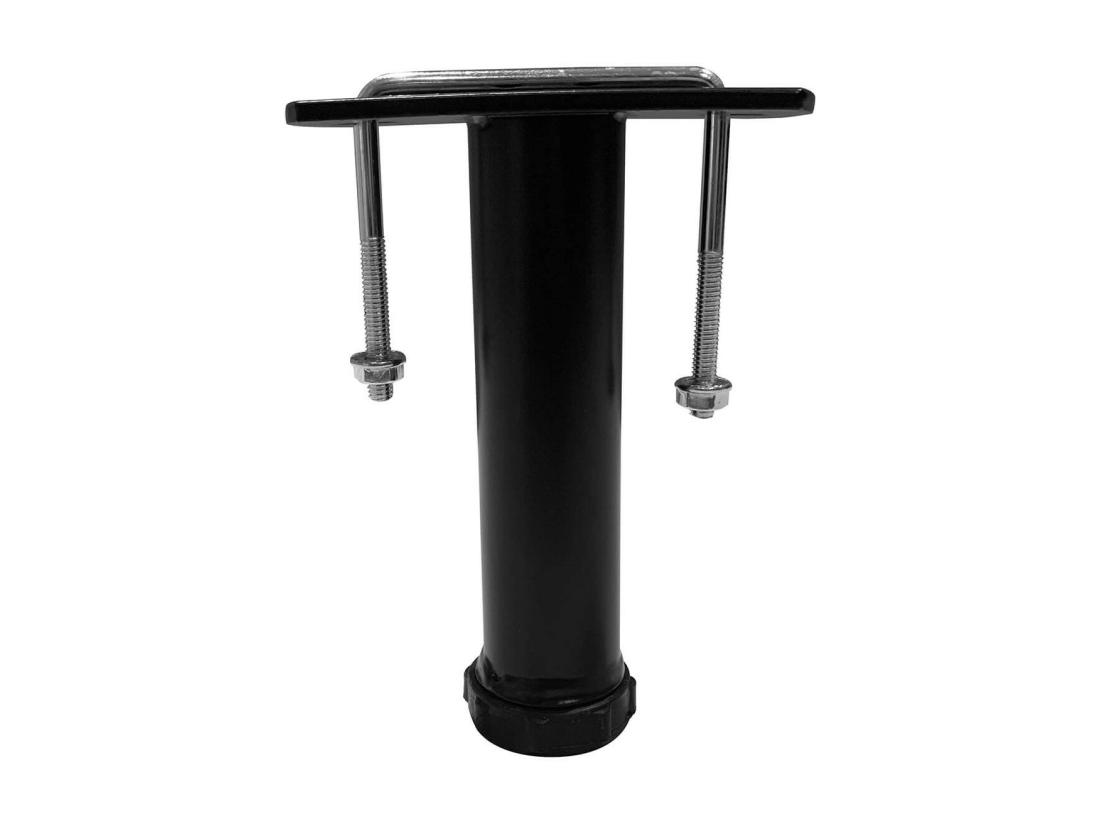 Vente Unique TITANIUM - Pied Central Réglable Pour Cadre à Lattes