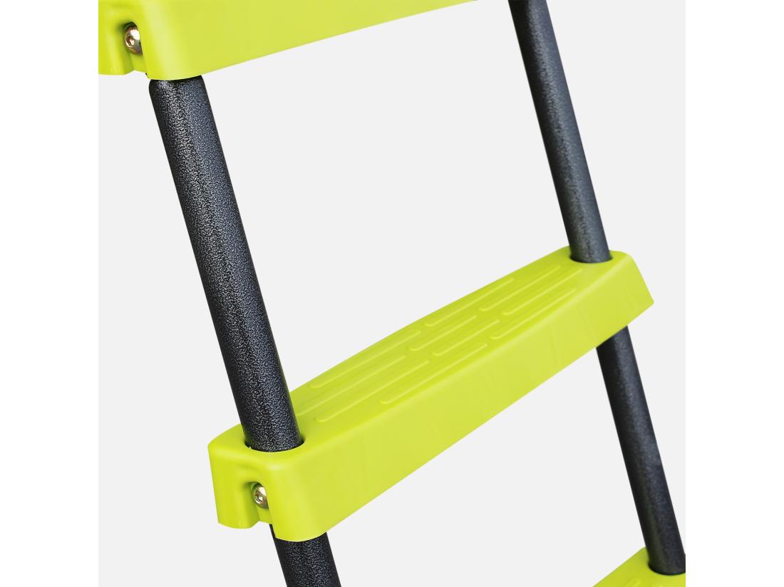 Vente Unique Toboggan - Sirocco Vert - Glissière Double Vague. 175cm De Longueur. Structure De Jardin Extérieure. Aire De Jeu Pour Le Jardin