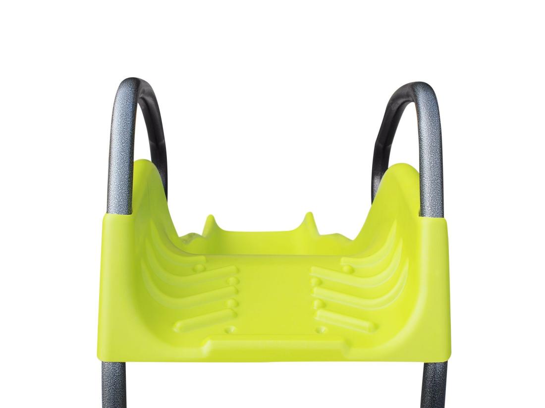 Vente Unique Toboggan - Sirocco Vert - Glissière Double Vague. 175cm De Longueur. Structure De Jardin Extérieure. Aire De Jeu Pour Le Jardin