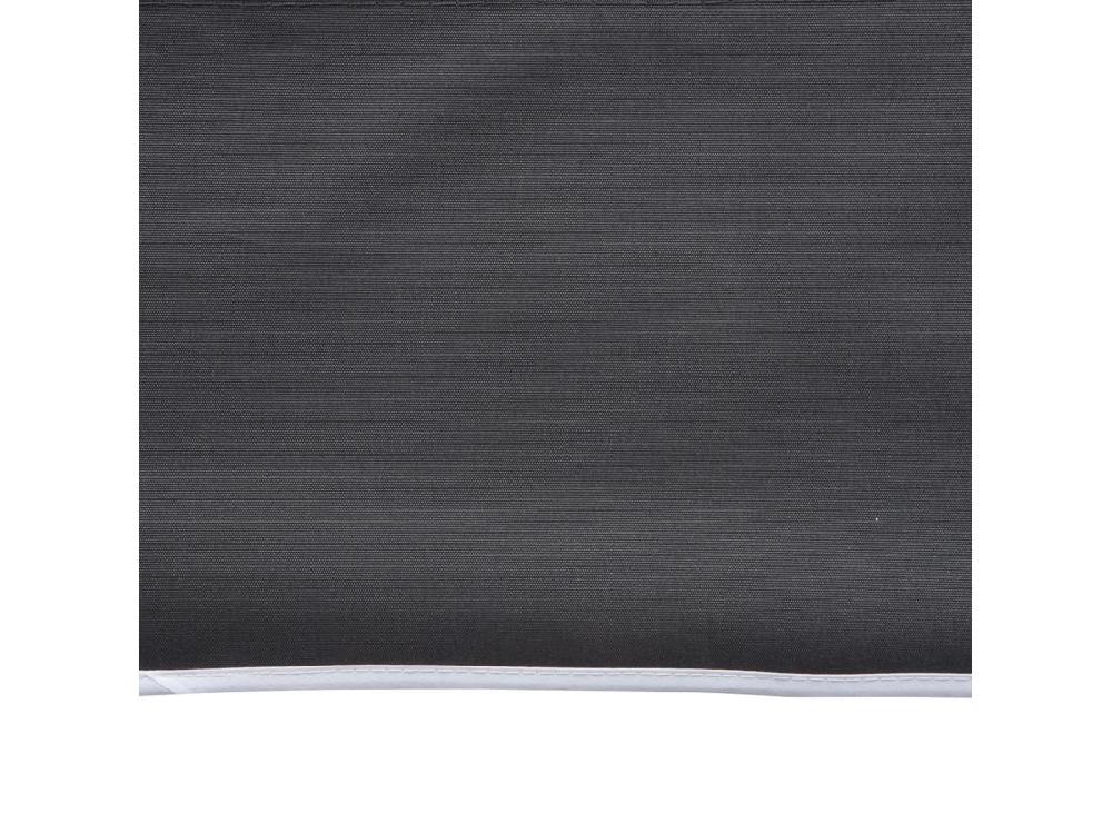 Vente Unique Toile Pour Store Banne SAULE 2 95 × 2 5m - Toile Anthracite - HAPPY GARDEN