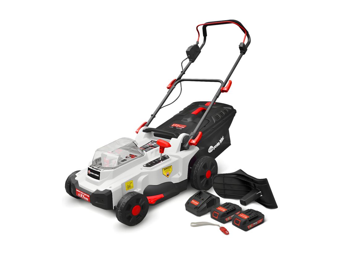 Vente Unique Tondeuse Rechargeable 40V (2x20V) 37cm - Batteries Et Chargeur Fournis - Elem Garden