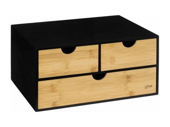 Vente Unique Tour De Rangement Bureau "Bava" 31cm Noir