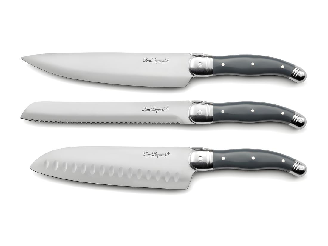 vente unique Tradition XL - Set de 3 couteaux de cuisine
