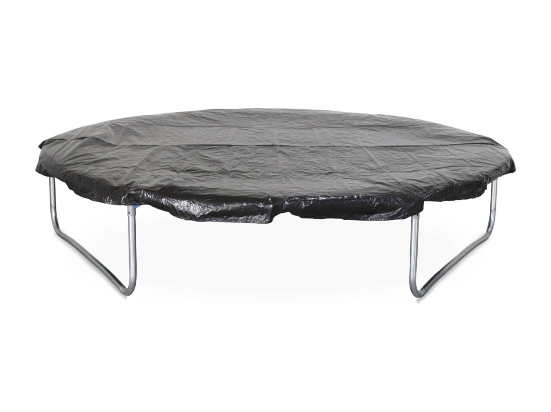 Vente Unique Trampoline 250 Cm. Vert. Avec Filet De Protection. Bâche. Filet Pour Chaussures. Kit D’ancrage