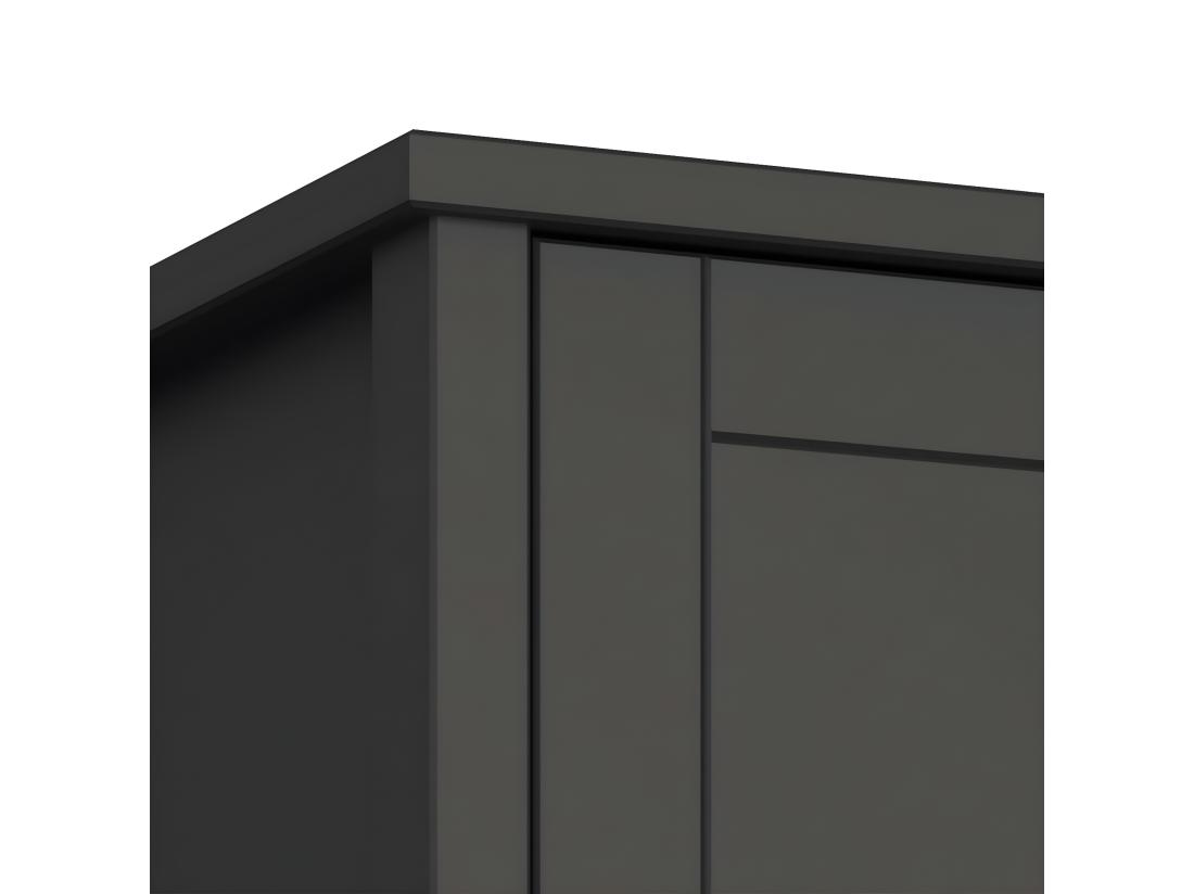 Vente Unique Tromsø Armoire De Rangement 2 Portes Couleur Café