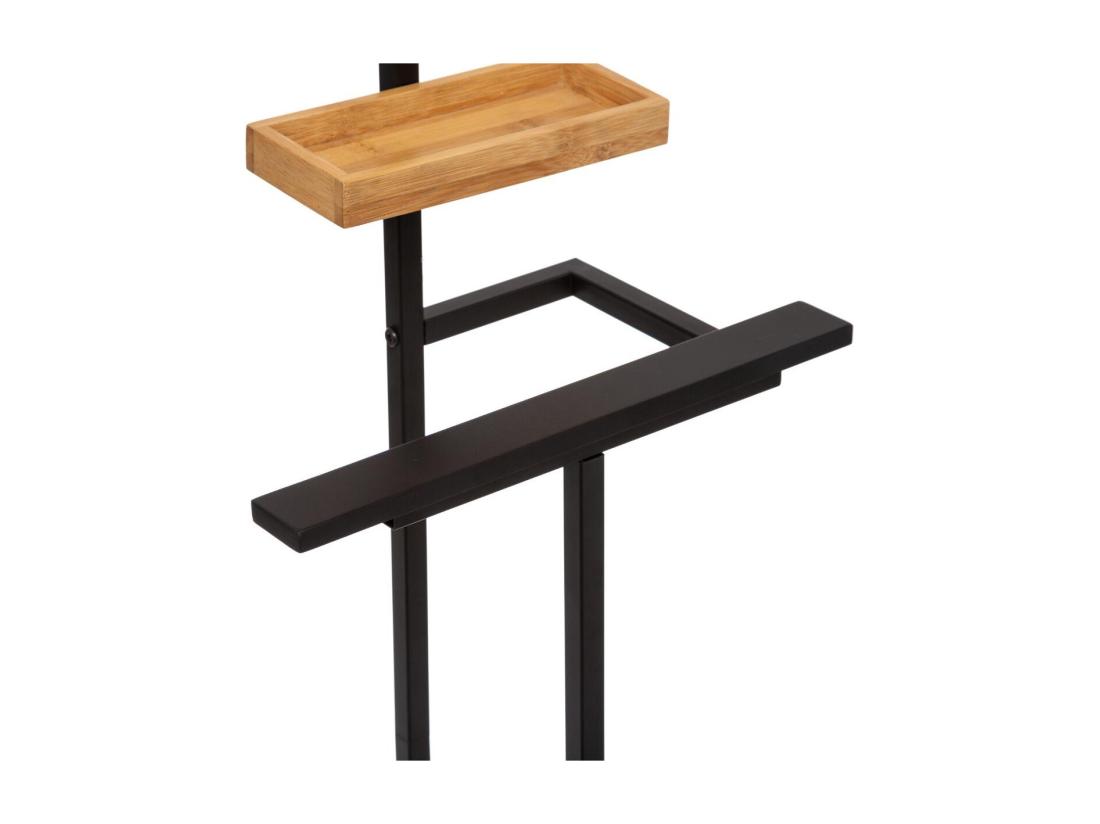 Vente Unique Valet De Chambre Design "Bambou" 114cm Noir