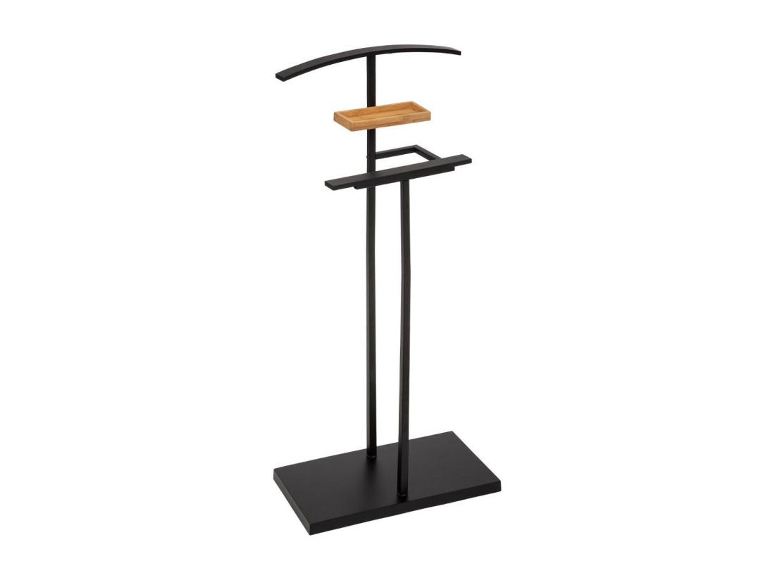 vente unique Valet de Chambre Design "Bambou" 114cm Noir