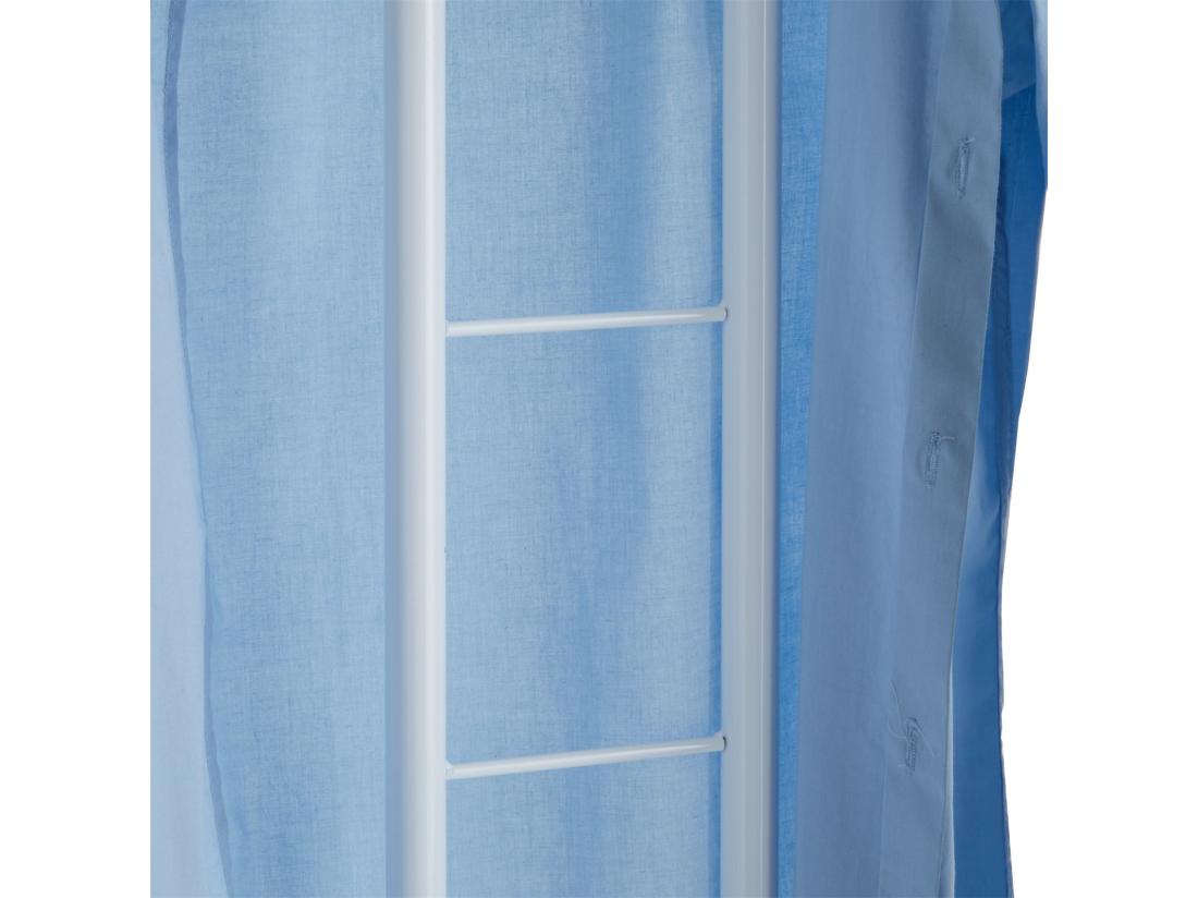 Vente Unique Valet De Chambre Valet De Nuit CAMILO Chevalet De Nuit Avec Cintre Pour Veste Et Portant Pour Pantalons En Métal Laqué Blanc