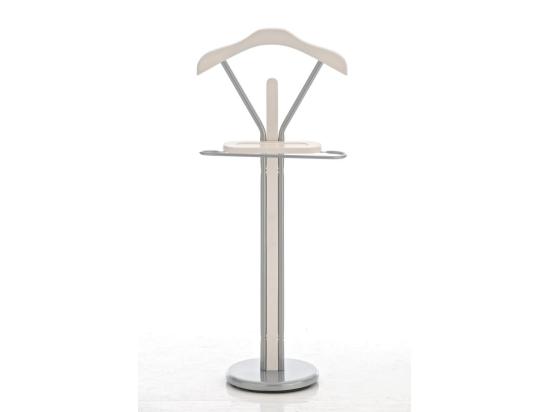 Vente Unique Valet De Nuit - Bois - 43 X 28 X 109cm - Blanc - Ronald