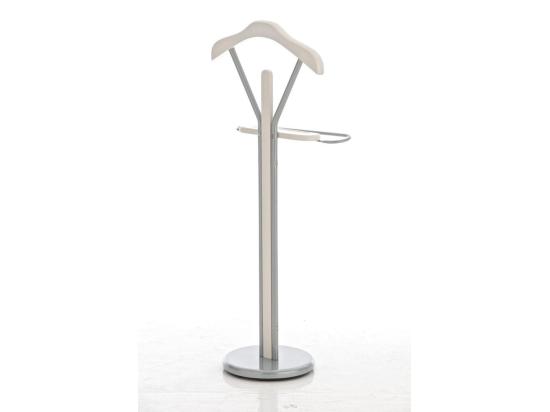 Vente Unique Valet De Nuit - Bois - 43 X 28 X 109cm - Blanc - Ronald