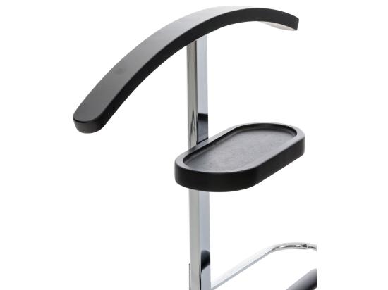 vente unique Valet de nuit - Métal - 46 x 30 x 109cm - Noir - Navan