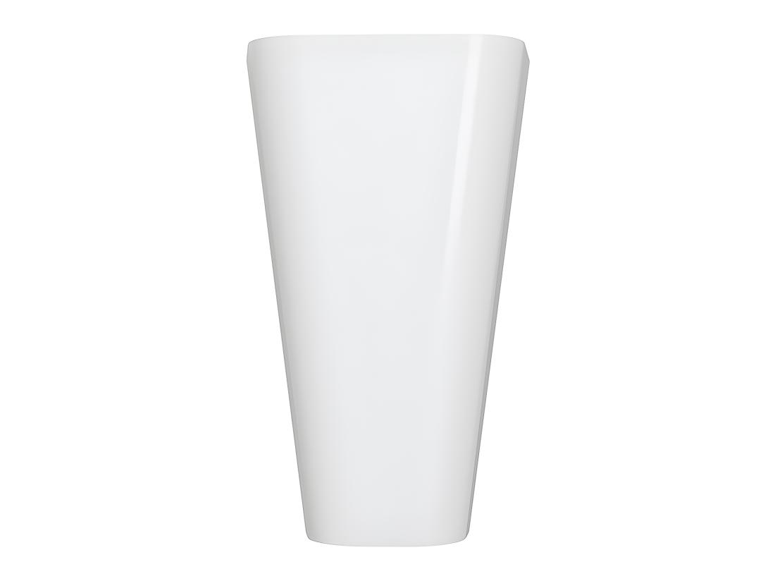 Vente Unique Vasque Sur Pied Rectangulaire En Solid Surface - Blanc - TILICHO