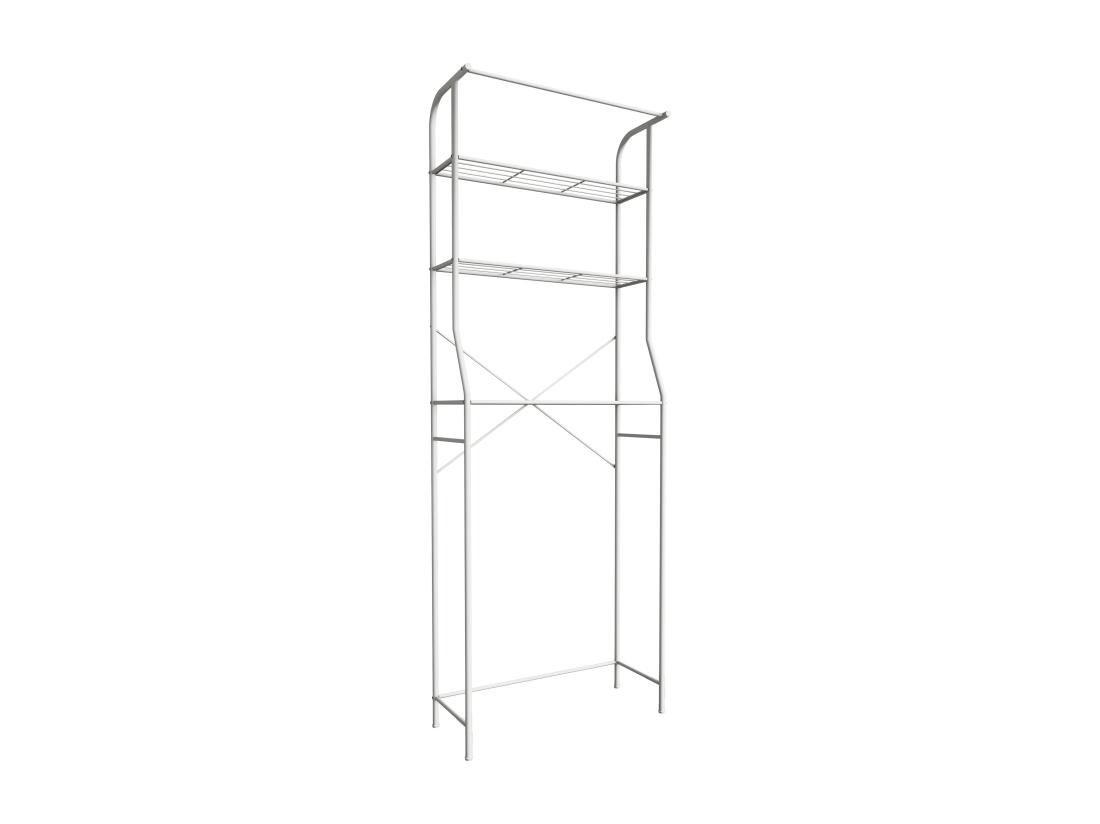 Vente Unique VCM Meuble De Salle De Bains En Métal Armoire De Toilette Tubas EOL (blanc)