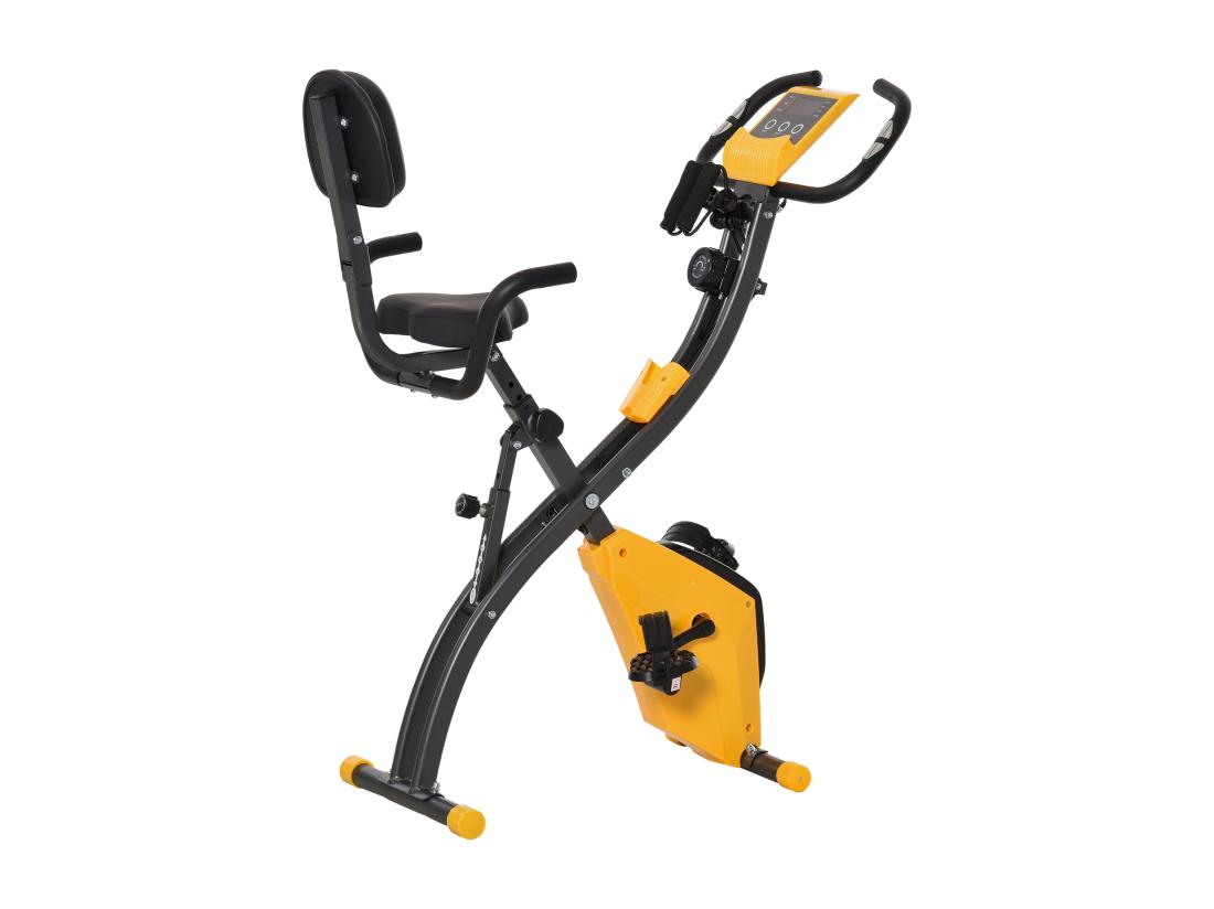 Vente Unique Vélo D'appartement Pliant 8 Niveaux De Résistance Selle Réglable Poignées Ergonomiques écran LCD