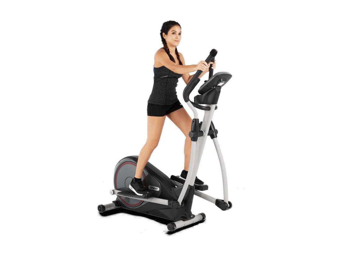 Vente Unique Vélo Elliptique D'appartement Et De Fitness - SPIRIT - Modèle DRE40 - Ecran LCD - 10 Programmes