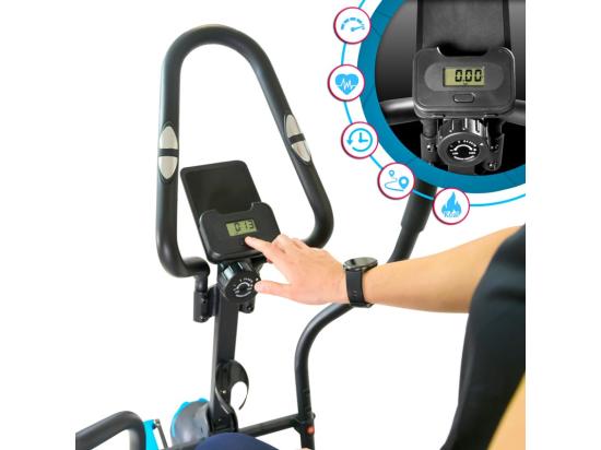 Vente Unique Vélo Elliptique SUPER SMART BIKE Cross Trainer - 8 Niveaux De Résistance Magnétique - Roue Inertie 7Kg Ecran D'entraînement