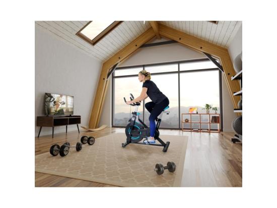 Vente Unique Vélo Spinning SPINNER - Exercice Bike Avec Roue D'inertie 6Kg - Cardio Et Fitness Training