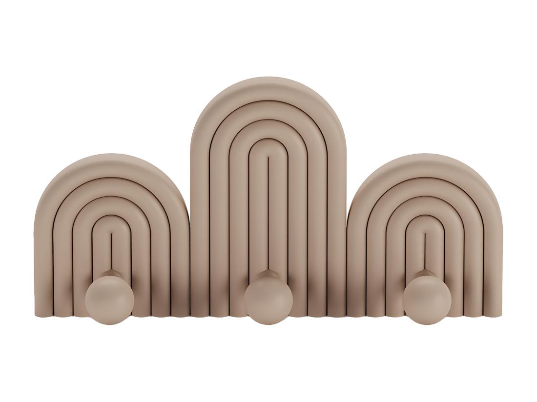 vente unique ACAPULCO - Patère murale 3 crochets