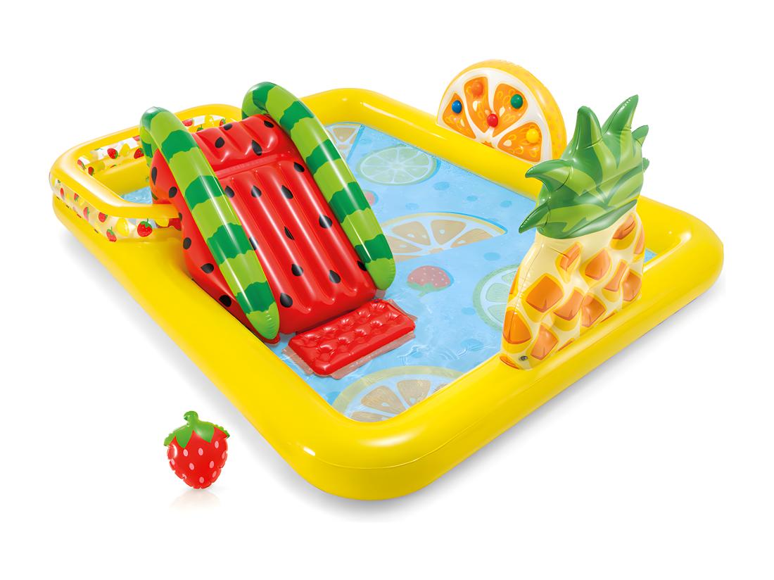 Vente Unique Aire De Jeux Gonflable Fruits - Intex