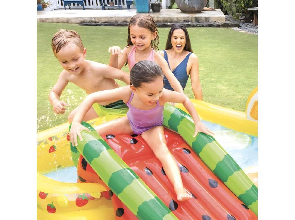 Vente Unique Aire De Jeux Gonflable Fruits - Intex