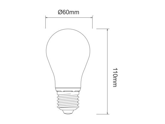 Vente Unique Ampoule LED Classique 9W E27 4000K