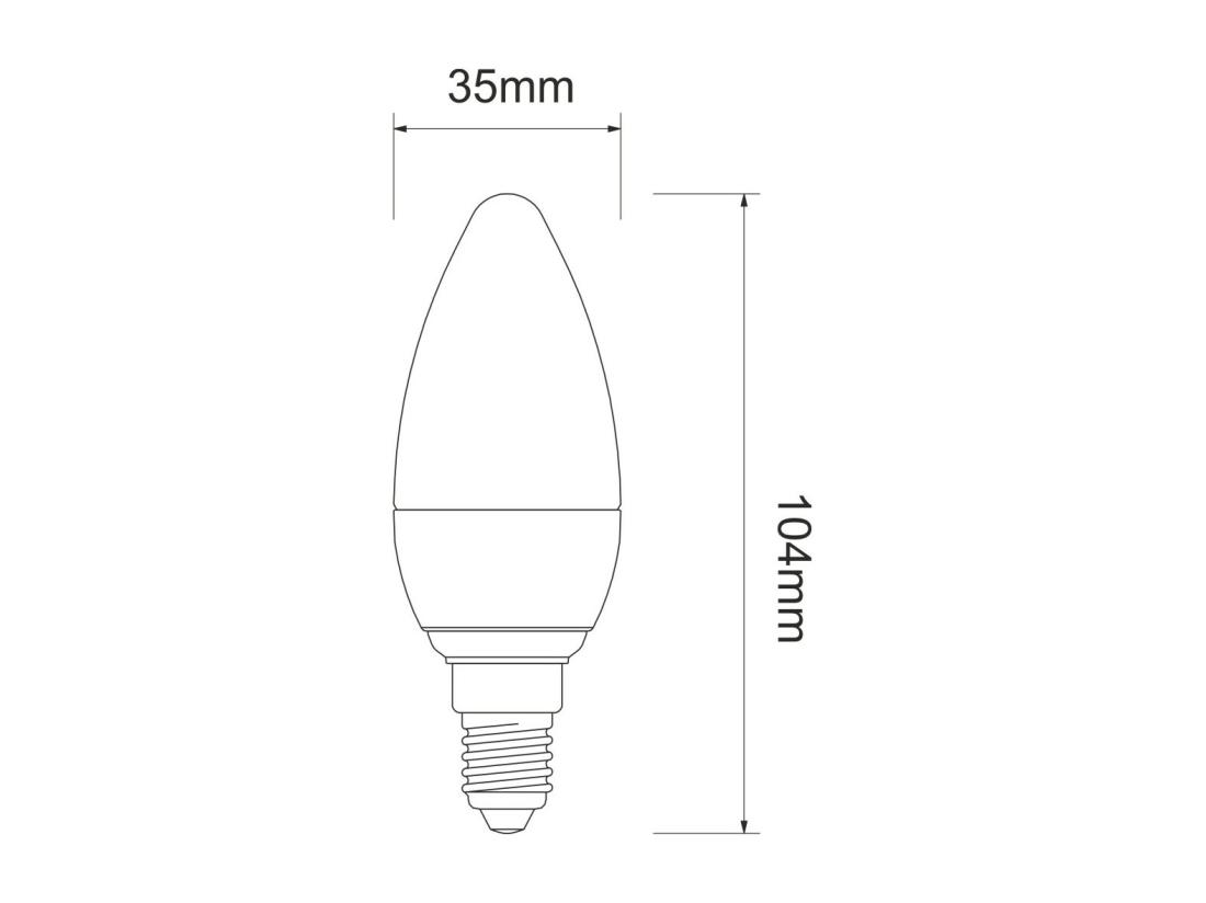 Vente Unique Ampoule LED E14 Olive Mate 5 5W