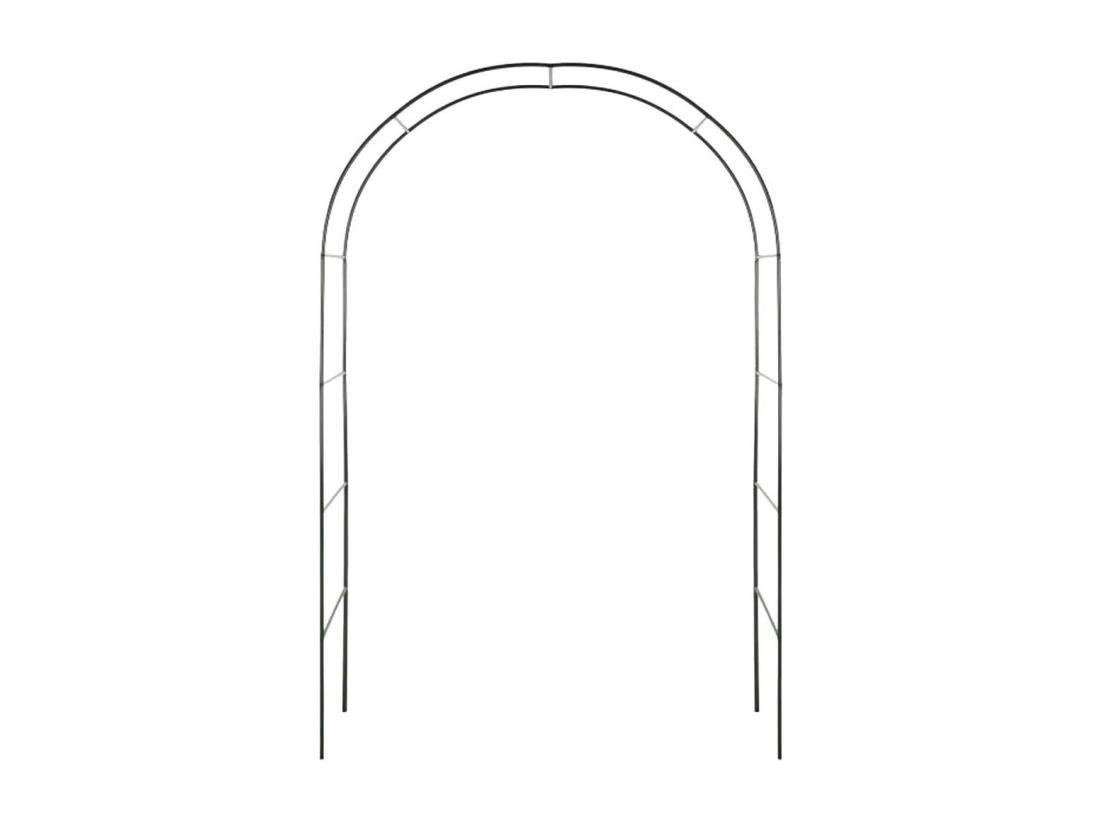 vente unique Arche déco en fer noir Atea (Lot de 2)