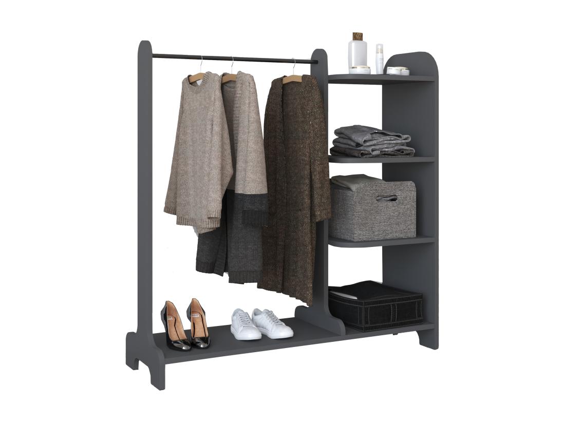 Vente Unique Armoire Ouverte De Plain-pied LempuM