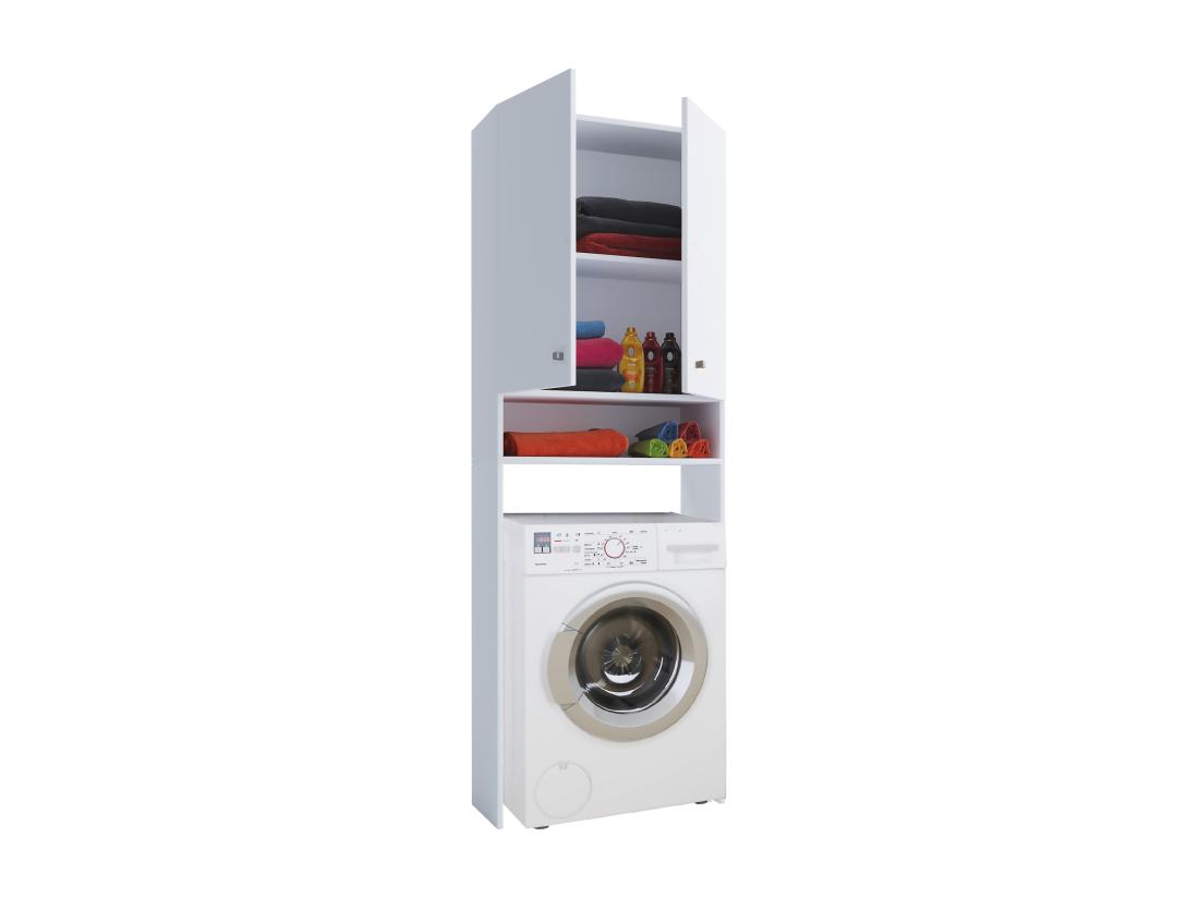 Vente Unique Armoire Surélevée Lave-linge Lona
