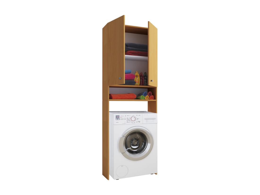 Vente Unique Armoire Surélevée Lave-linge Lona