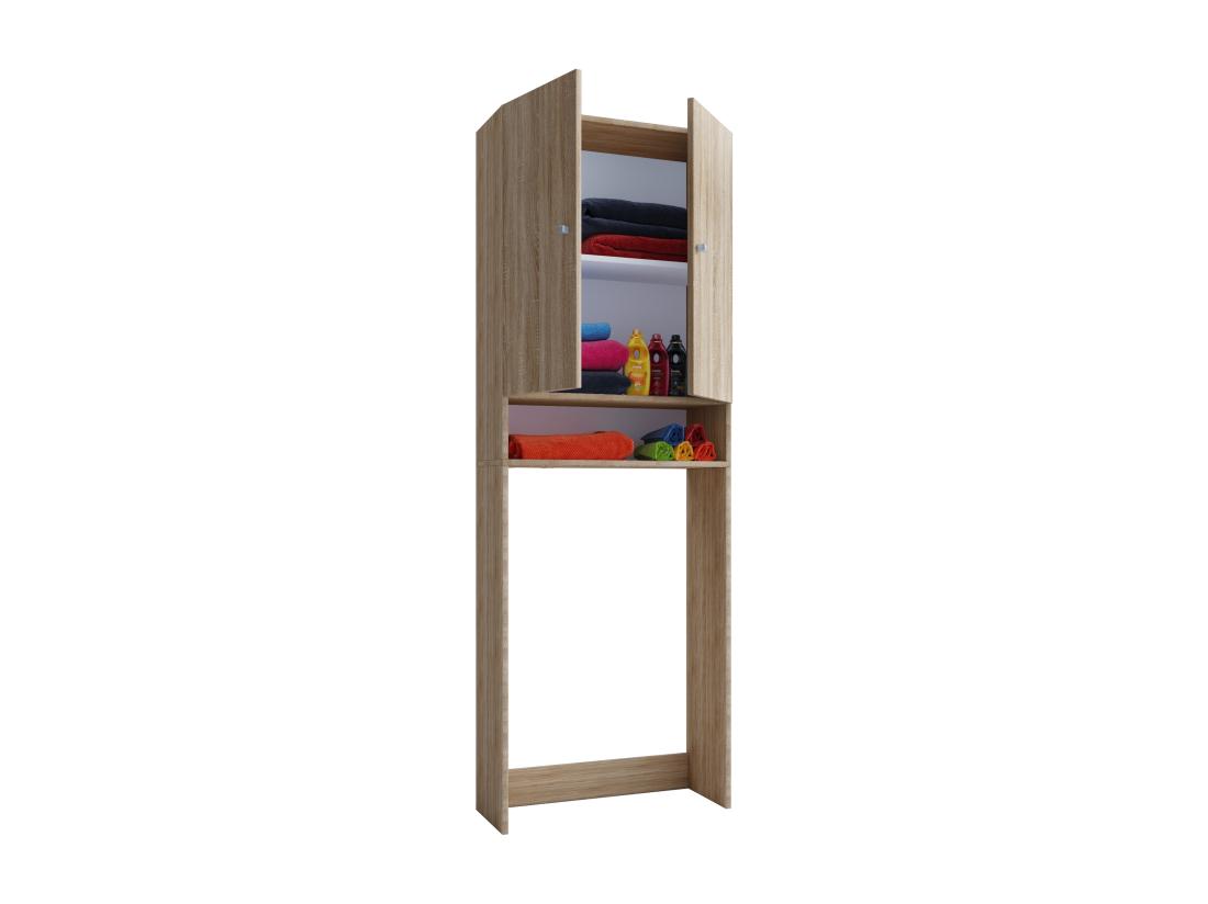 Vente Unique Armoire Surélevée Lave-linge Lona