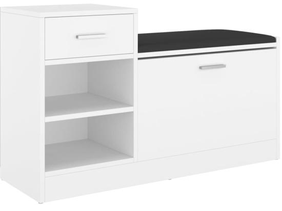 Vente Unique Banc à Chaussures Blanc 94 5x31x57