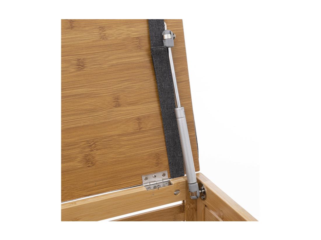 Vente Unique Banc Et Coffre De Rangement En Bambou