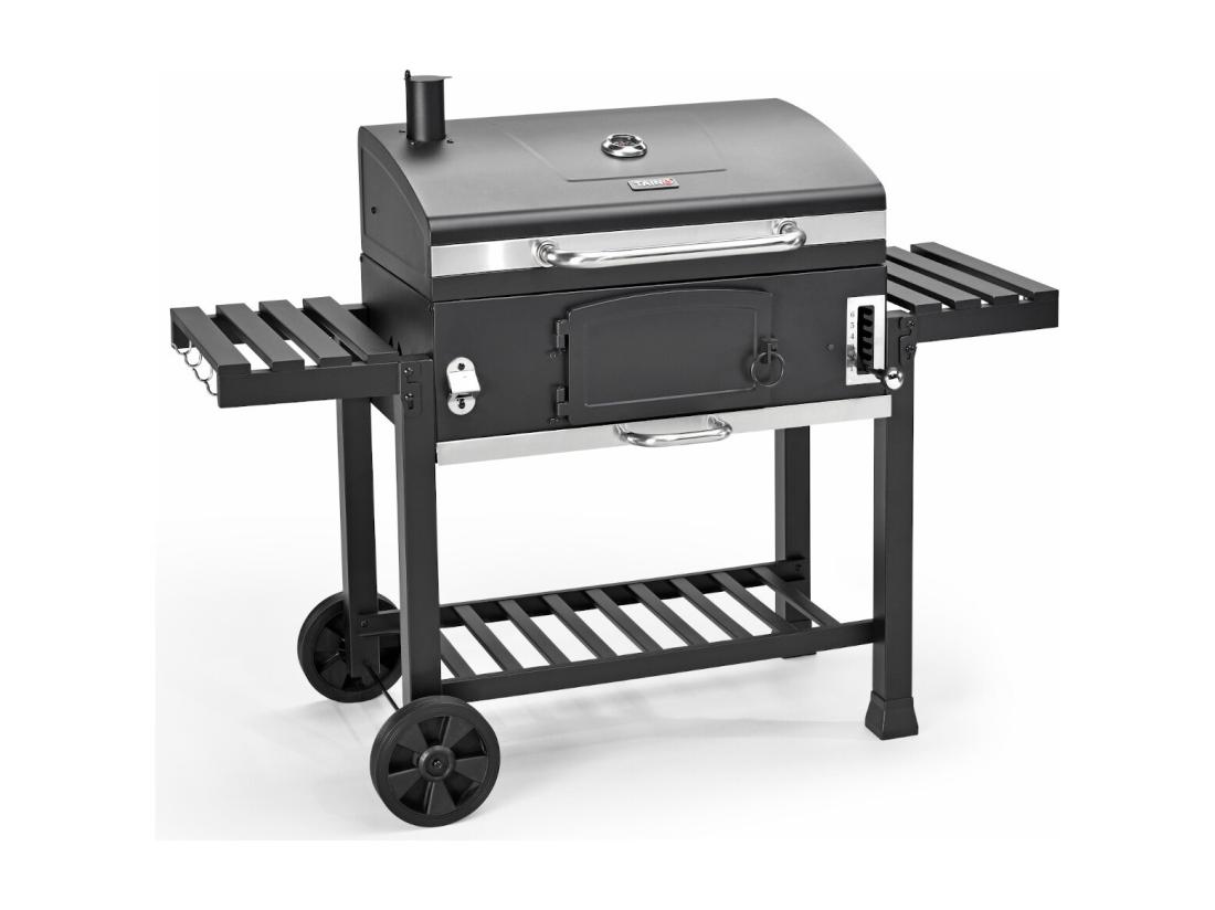 Vente Unique Barbecue Au Charbon De Bois Fumoir