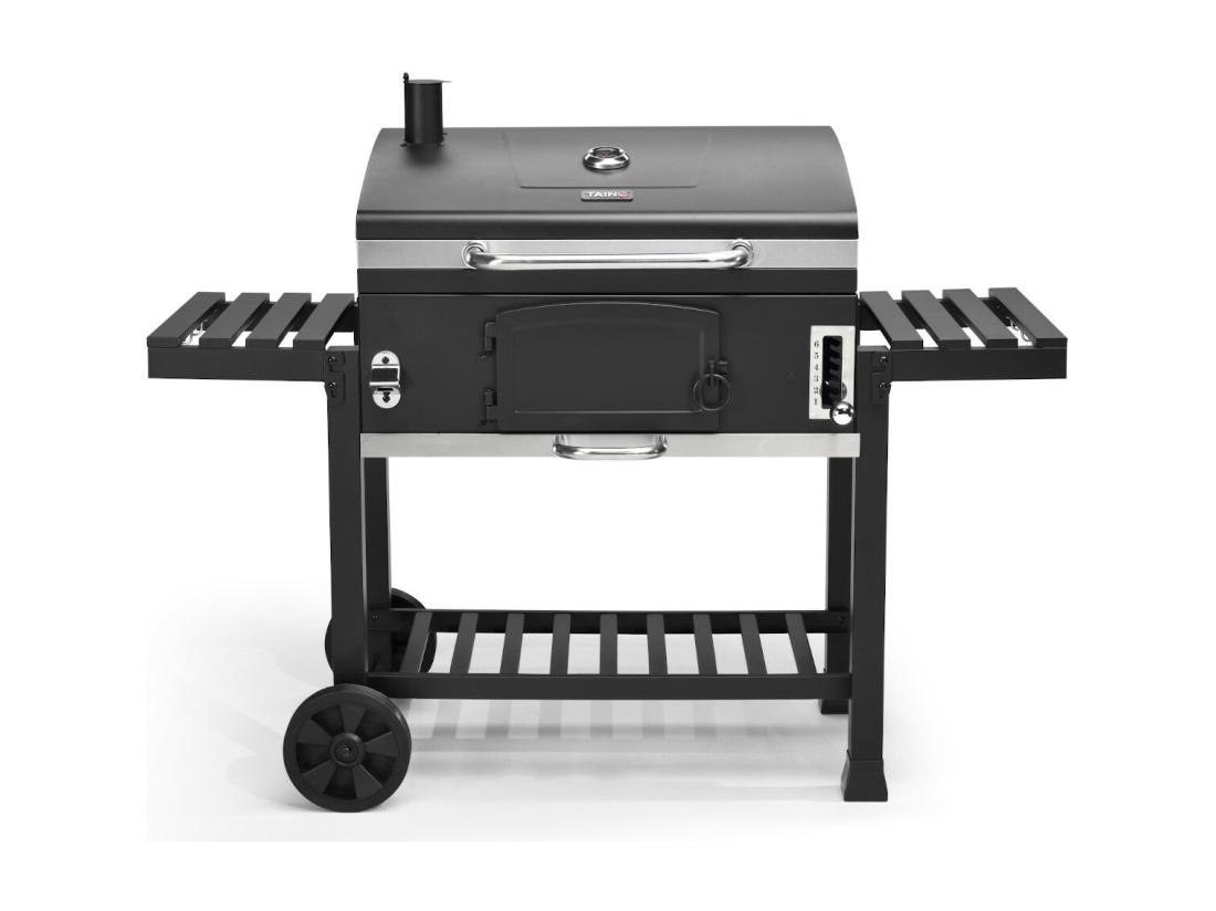 Vente Unique Barbecue Au Charbon De Bois Fumoir