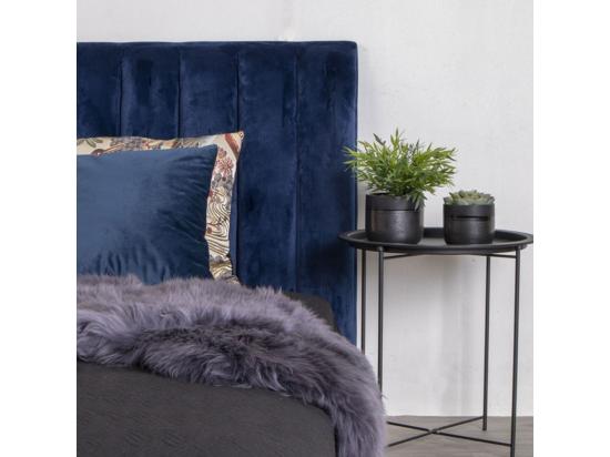 Vente Unique Bastia - Bout De Canapé En Métal - Noir