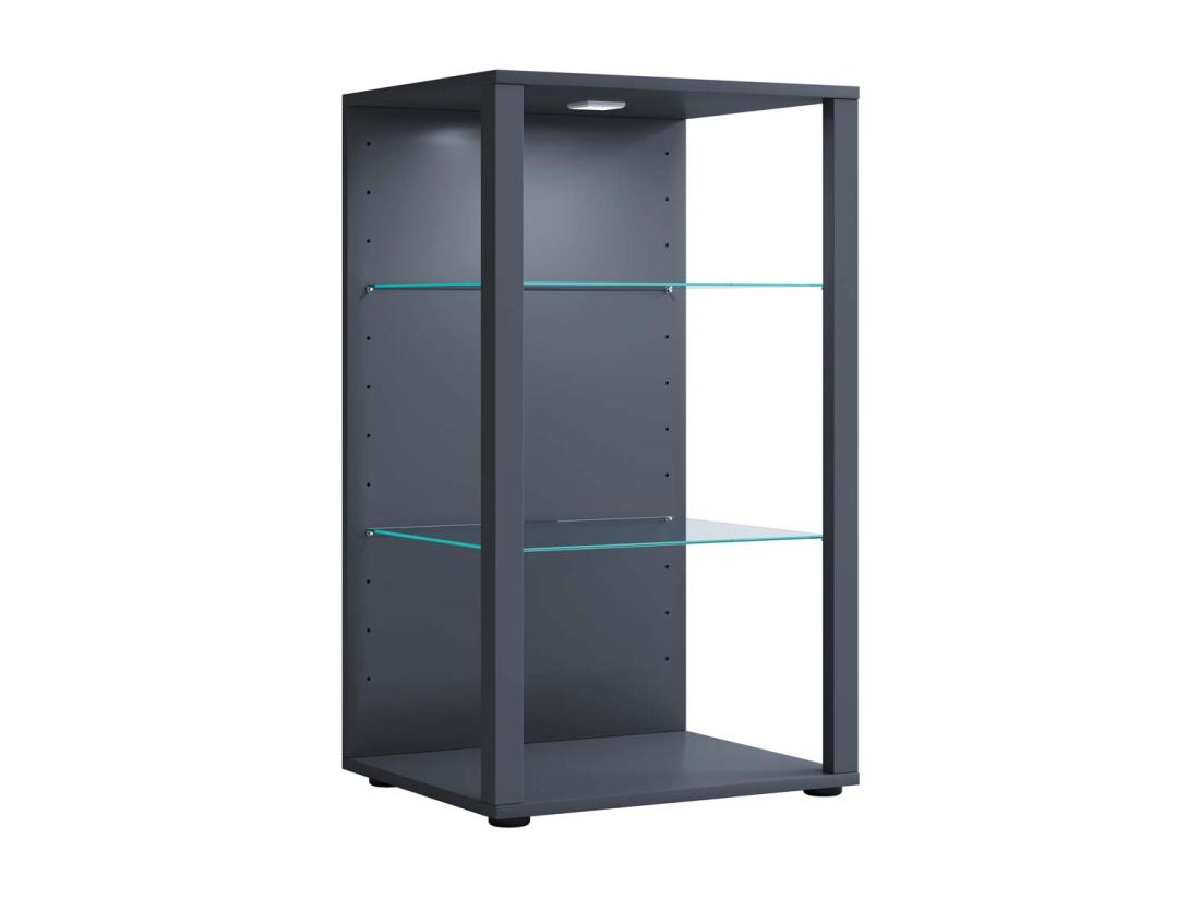 Vente Unique Bois Verre Vitrine Glasol XL