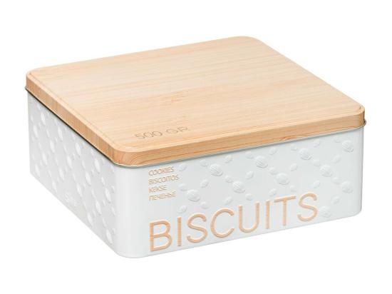 vente unique Boîte à Biscuits "Scandi" 19cm Blanc