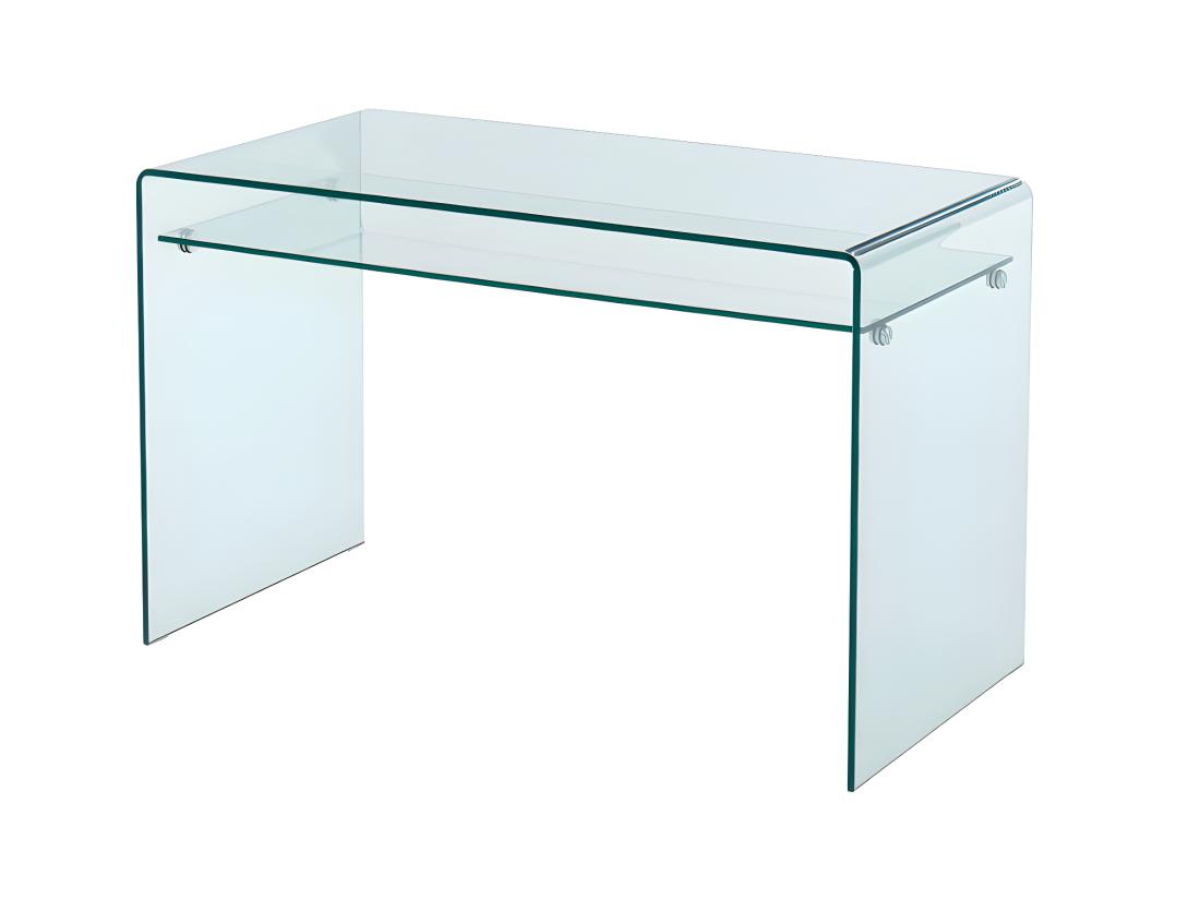 Vente Unique Bureau STILEOS - 1 Niche - Verre Trempé