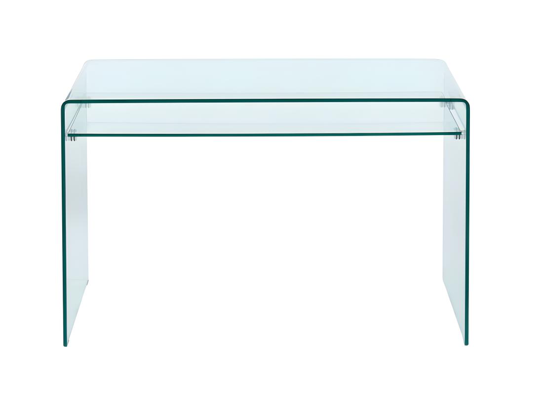 Vente Unique Bureau STILEOS - 1 Niche - Verre Trempé