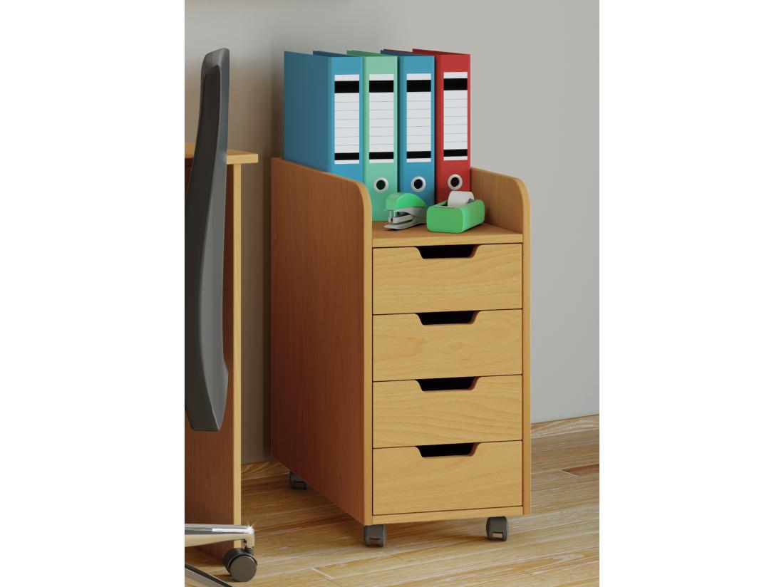 Vente Unique Caisson à Roulettes Tiroir Konal Mini