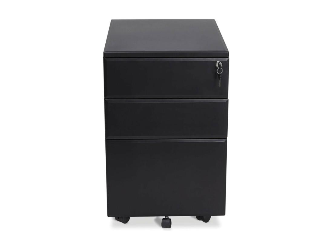 Vente Unique Caisson De Bureau "Jefferson" 61cm Noir