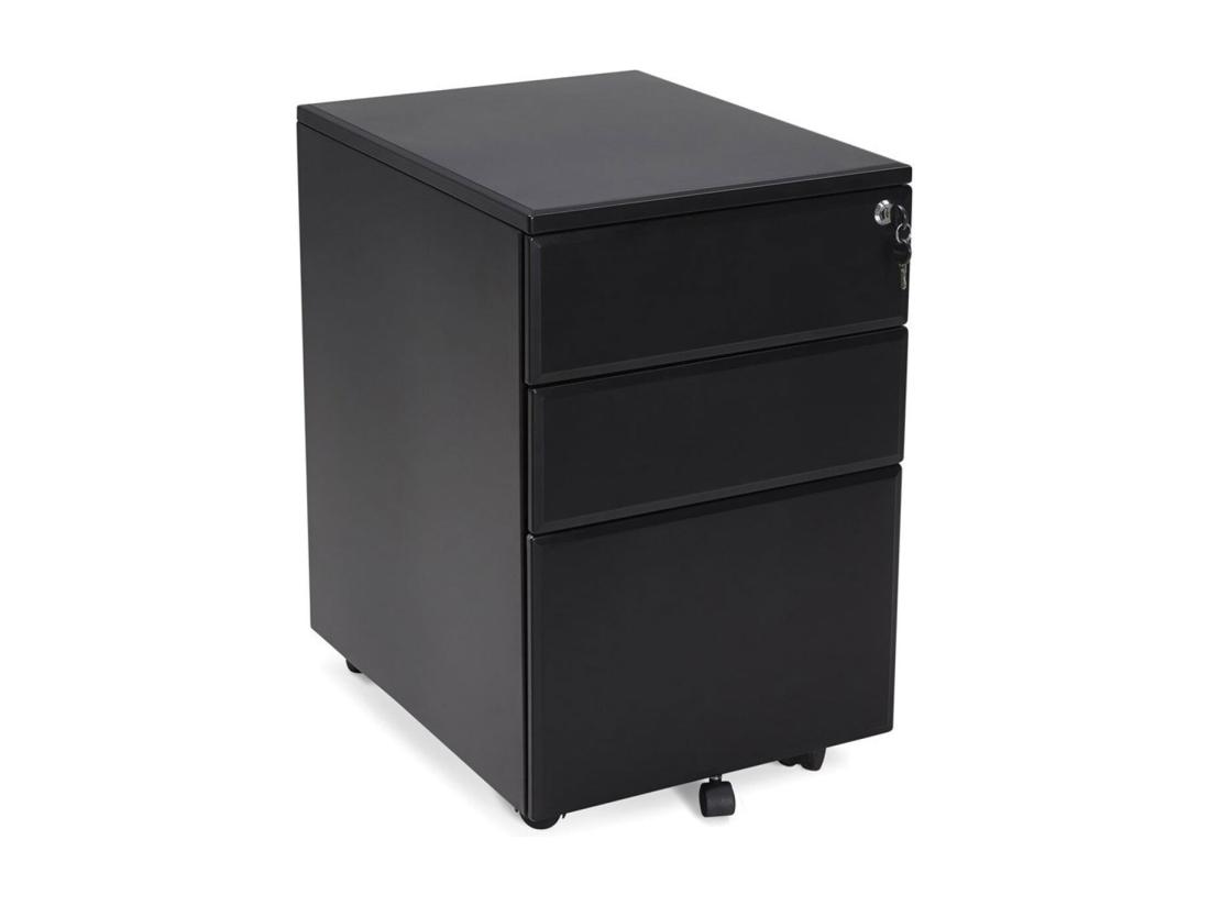 Vente Unique Caisson De Bureau "Jefferson" 61cm Noir